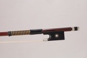 Arcos Brasil Nickel Mounted Pernambuco Violin Bow Stamped M. Pereira 