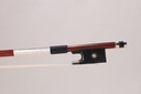 Nickel Mounted Pernambuco Violin Bow Stamped G. Werner 