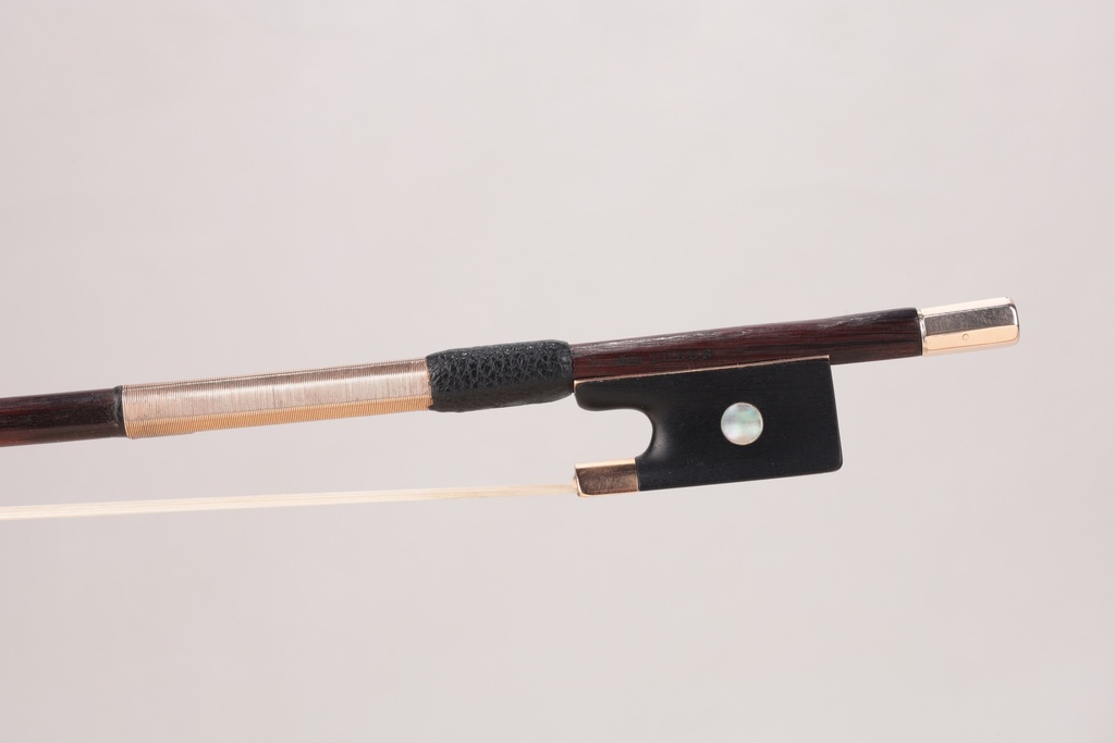 Gold Mounted Violin Bow by James Tubbs w/ Paul Childs Certificate