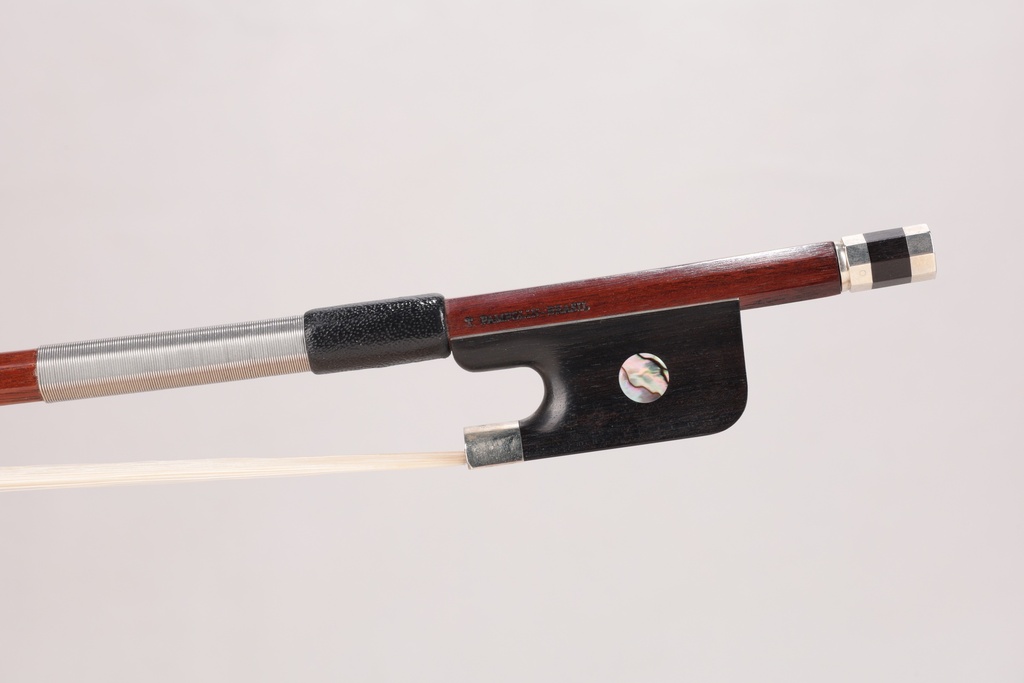 Arcos Brasil Nickel Mounted Ipe Cello Bow Stamped T. Pampolin