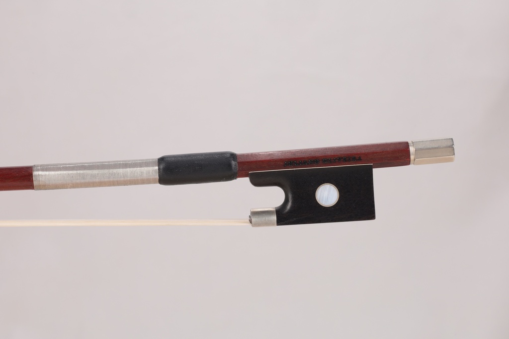 L'Archet Brasil Half-Lined Nickel Mounted Pernambuco Violin Bow-3/4