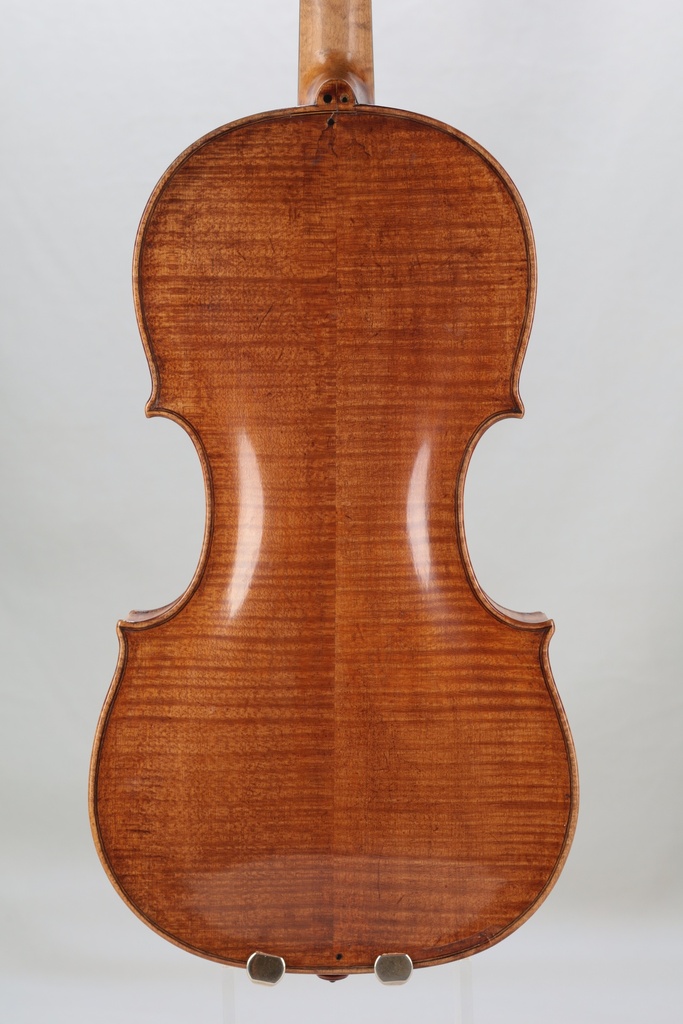 Violin, likely English, c. 1800, Labeled Claude Pierray, Paris, 1715