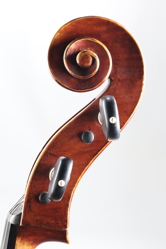 Cello labeled Charles D. Copley Cello, Boston, 2001-4/4