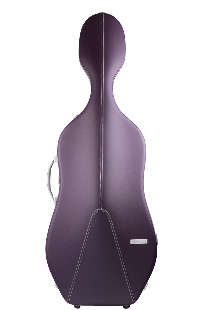 L'ETOILE ROYAL Hightech Slim Cello Case, Full Real Leather Cover
