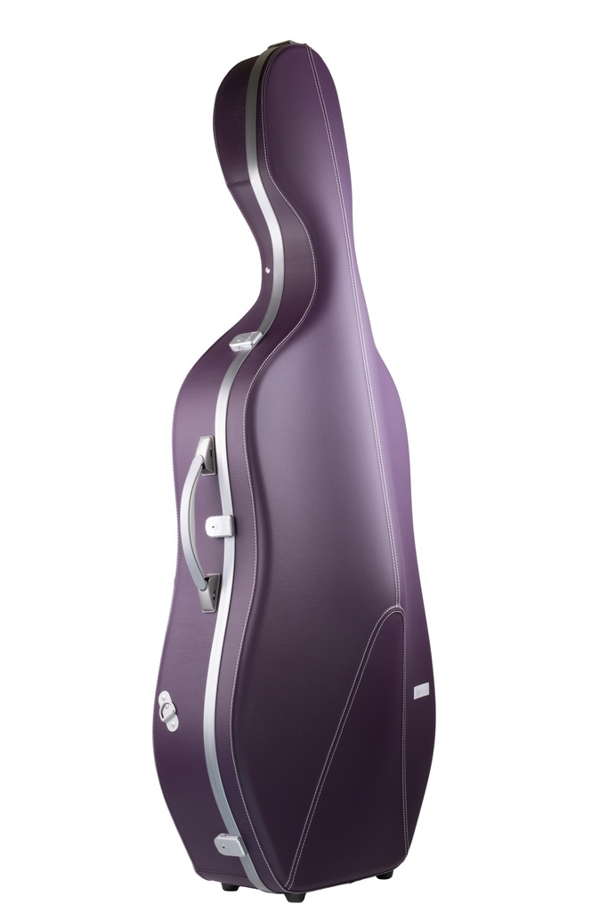 L'ETOILE ROYAL Hightech Slim Cello Case, Full Real Leather Cover