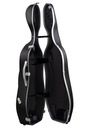 L'ETOILE ROYAL Hightech Slim Cello Case, Full Real Leather Cover