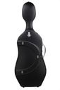 L'ETOILE ROYAL Hightech Slim Cello Case, Full Real Leather Cover