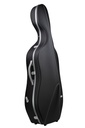 L'ETOILE ROYAL Hightech Slim Cello Case, Full Real Leather Cover