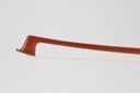 Nickel Mounted Massaranduba Violin Bow Branded J. Silva-3/4