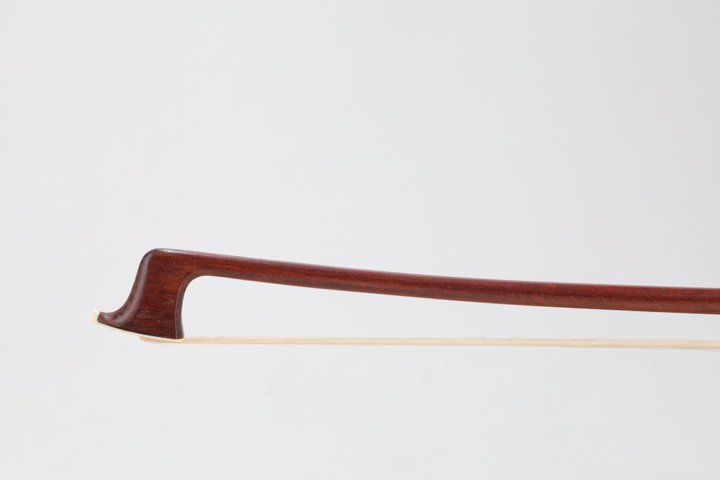 Nickel Mounted Pernambuco Violin Bow Branded G. Werner 