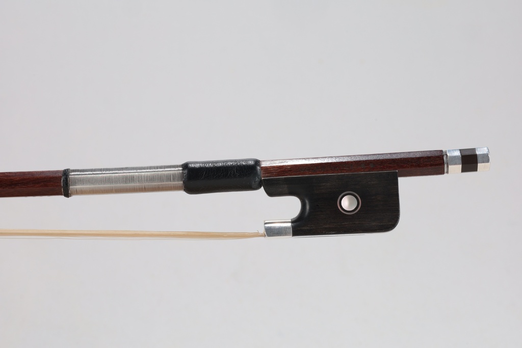 Silver Mounted Cello Bow by Georg Hoyer