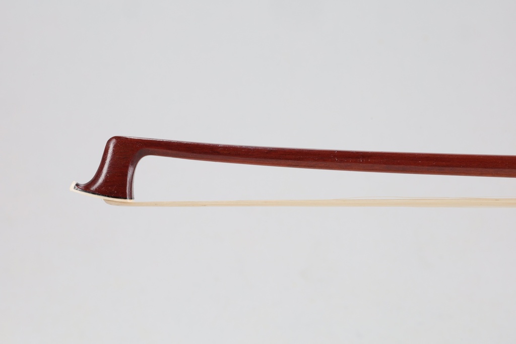 Nickel Mounted Pernambuco Violin Bow Branded Alfred Knoll-3/4