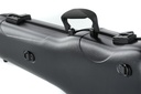 GEWA Violin Case, Air 1.7, Shaped, 4/4, Black/Black, Matte, Subway Handle, Made in Germany