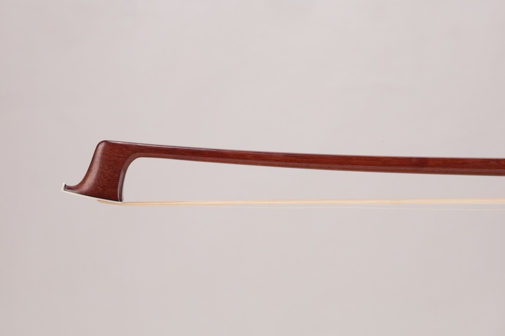 Arcos Brasil Nickel Mounted Pernambuco Violin Bow Stamped C. Lozer