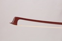 Nickel Mounted Pernambuco Violin Bow Branded E. Oliveira-1/2