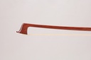Nickel Mounted Massaranduba Violin Bow Branded J. Silva 