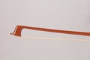 Nickel Mounted Pernambuco Violin Bow Branded Marco Raposo-1/4 