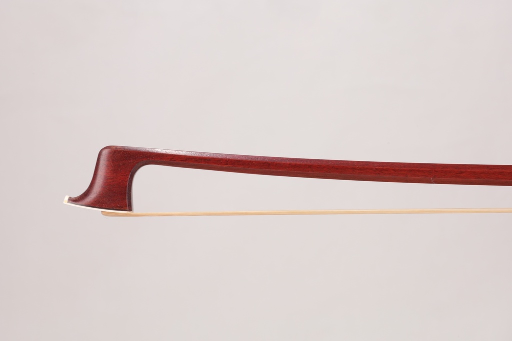 Nickel Mounted Pernambuco Viola Bow Branded G. Werner