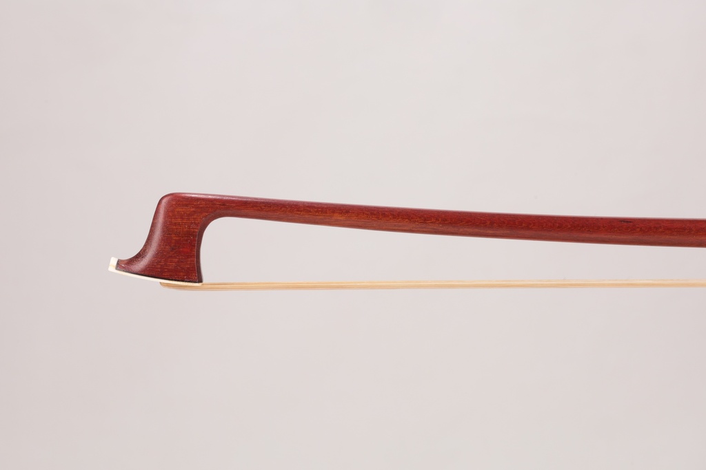 Nickel Mounted Pernambuco Violin Bow Branded G. Werner 