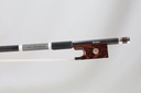 Carbon Fiber Violin Bow With Snakewood Frog Branded Evolve 