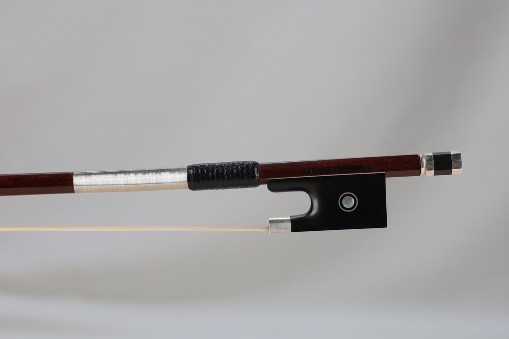 L'Archet Brasil Silver Mounted Ipe Violin Bow-4/4      
