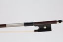 Arcos Brasil Nickel Mounted Ipe Violin Bow Stamped T. Pampolin-4/4
