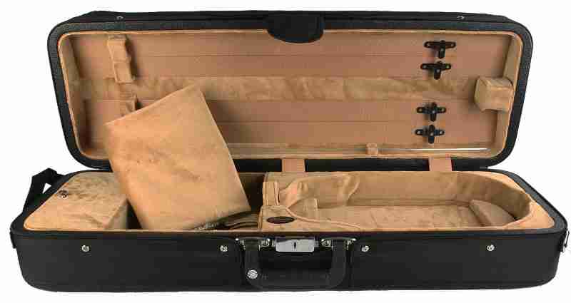Bobelock Featherlite Oblong Violin Case with Velour Interior - 4/4 Size