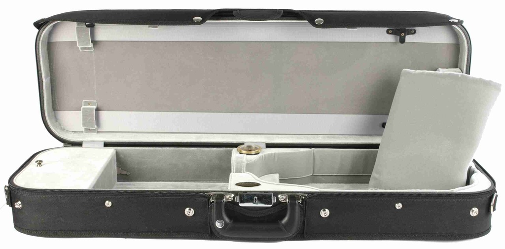 Bobelock 1002 Oblong Violin Suspension Case with Velvet Lining - 4/4 Size
