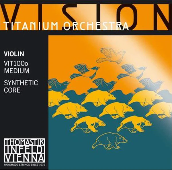 Vision Titanium Orchestra Violin String Set 