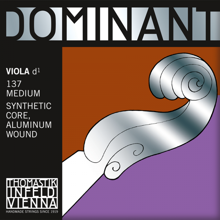 Dominant Viola D String, Aluminum, Fractional Sizes