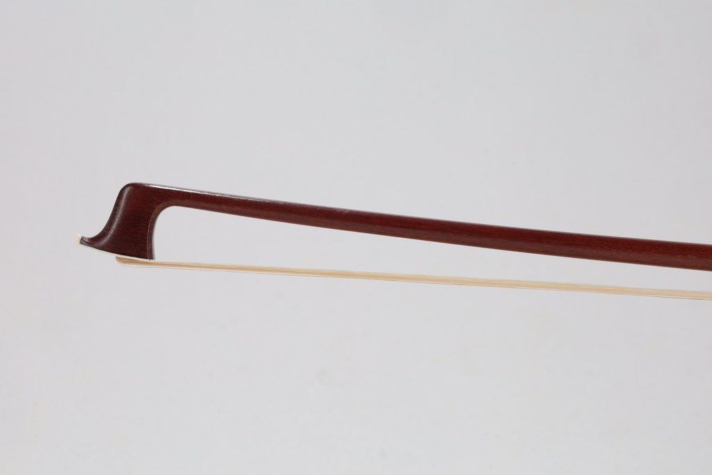 Nickel Mounted Pernambuco Violin Bow Branded G. Werner 