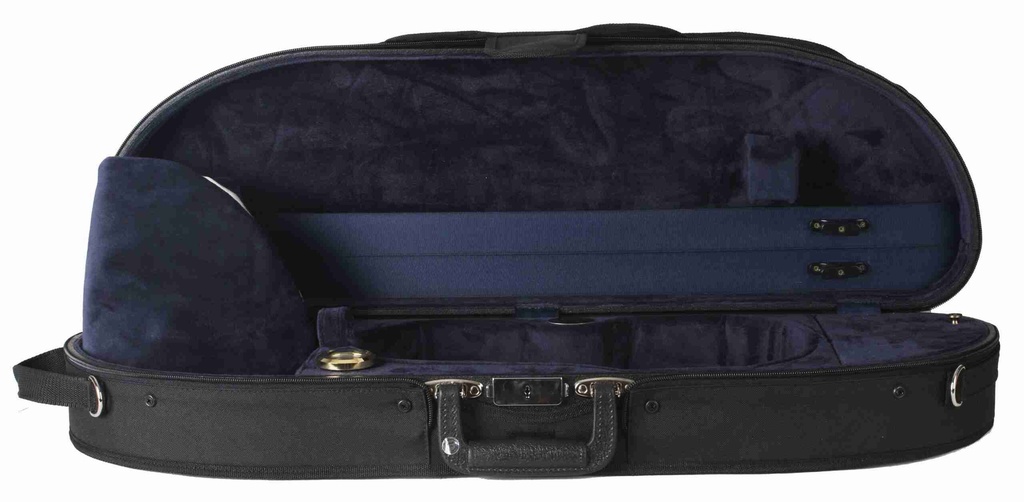 Bobelock Half Moon Violin Case with Velour interior- 4/4 Size