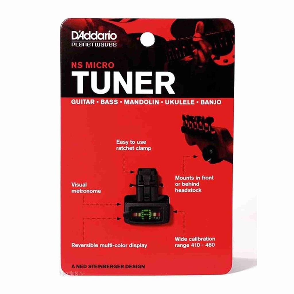 D'Addario NS Micro Violin/Viola Tuner