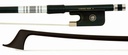 [vcb1782] JonPaul Noir Cello Bow with Fancy Winding and Upgraded Eye - 1/4 Size