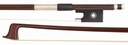 [vnb1491] L'Archet Brasil Fully Lined Nickel Pernambuco Violin Bow - 1/4 Size