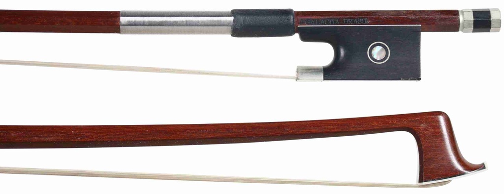 Arcos Brasil Vintage Nickel Mounted Violin Bow - 3/4 Size