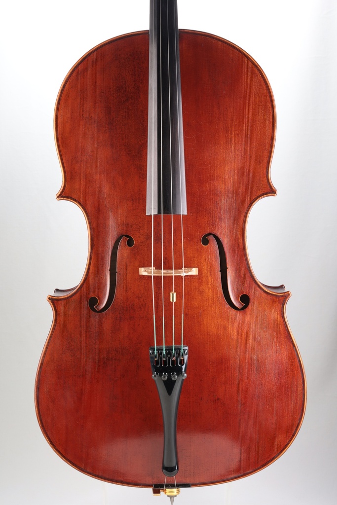 Cello labeled Charles D. Copley Cello, Boston, 2001-4/4