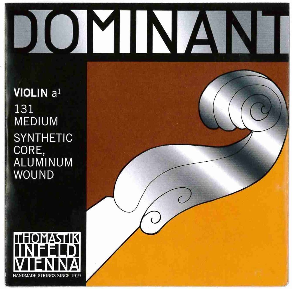 Dominant Violin A String, Aluminum Winding with Perlon Core, 4/4 Size
