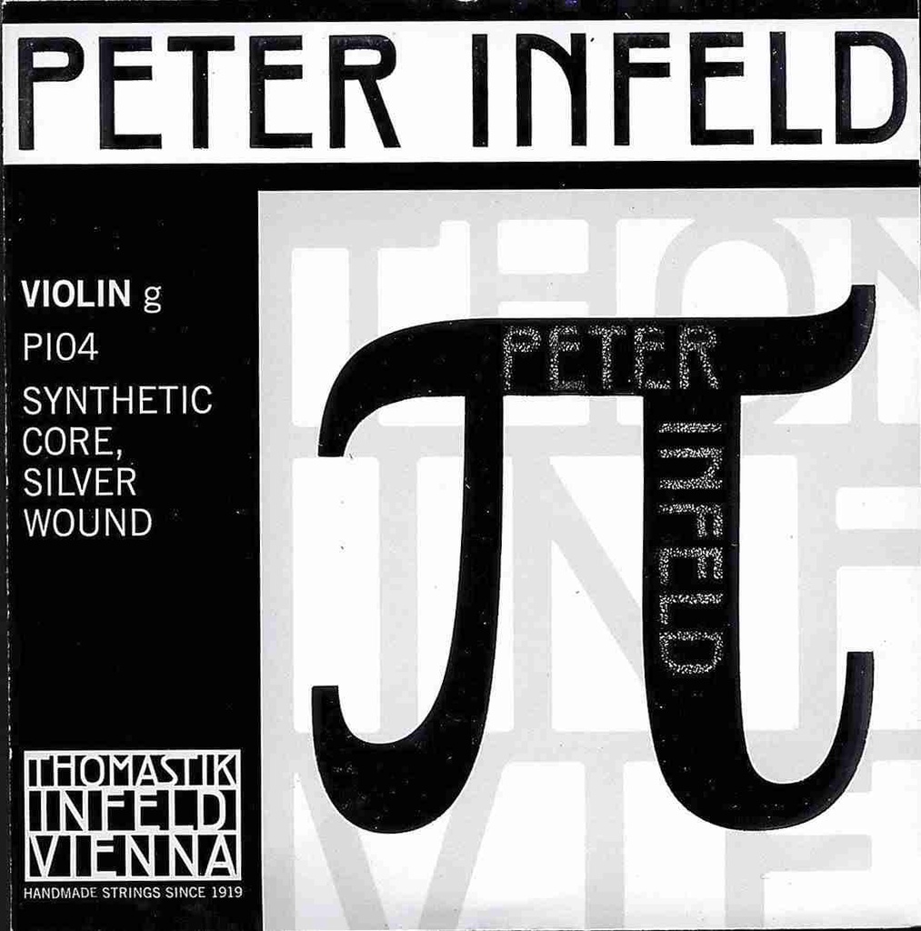 Peter Infeld Violin G String, Synthetic Core with Silver Winding, 4/4 Size