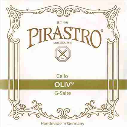 Pirastro Oliv Cello G String, Medium 4/4 Size, 28.5 Gauge