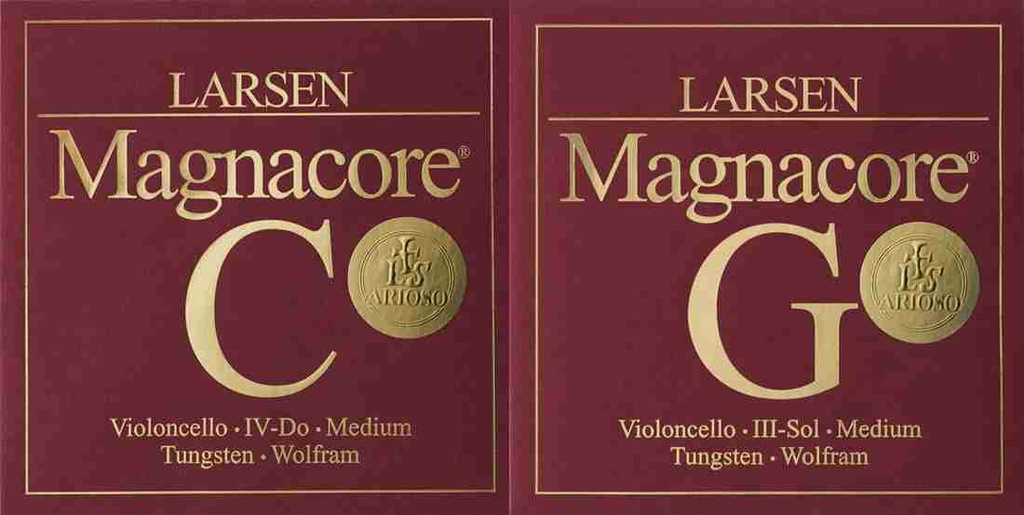 Larsen Magnacore G and C Cello String Combo Set