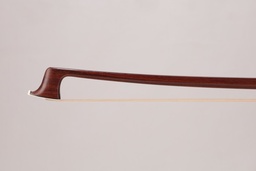 [vnb3728] Silver Mounted Pernambuco Violin Bow Stamped Georg Werner 