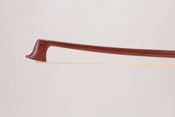 [vnb3806] Nickel Mounted Half Lined Brazilwood Violin Bow Stamped Werner