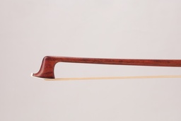 [vnb3835] Nickel Mounted Pernambuco Violin Bow Branded G. Werner  
