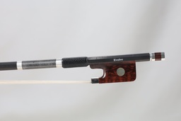 [vab3852] Carbon Fiber Viola Bow With Snakewood Frog Branded Evolve