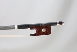 [vcb3856] Carbon Fiber Cello Bow With Snakewood Frog Branded Evolve