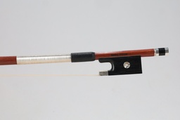 [vnb3974] Silver Mounted Pernambuco Violin Bow Branded Georg Werner