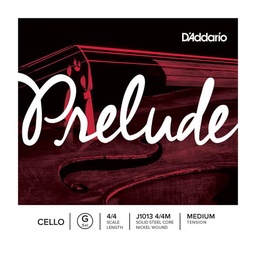 [J1013 4/4M] Prelude Cello Single G String, 4/4 Scale, Medium Tension  