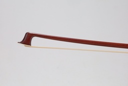 [vnb4022] Nickel Mounted Pernambuco Violin Bow Branded G. Werner    