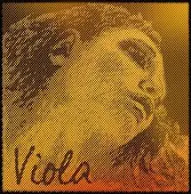 [1epglgr] Evah Pirazzi Gold Viola G String, Rope Core, Chrome Wound     